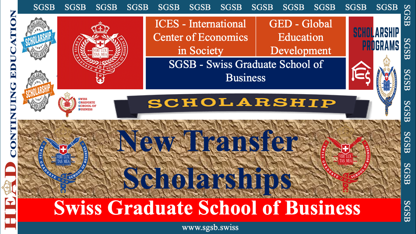 New Transfer Scholarships Swiss Graduate School of Business
